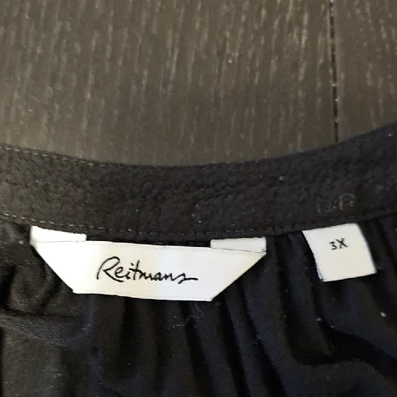 Reitmans Charcoal Women's Blouse - Picture 6 of 8